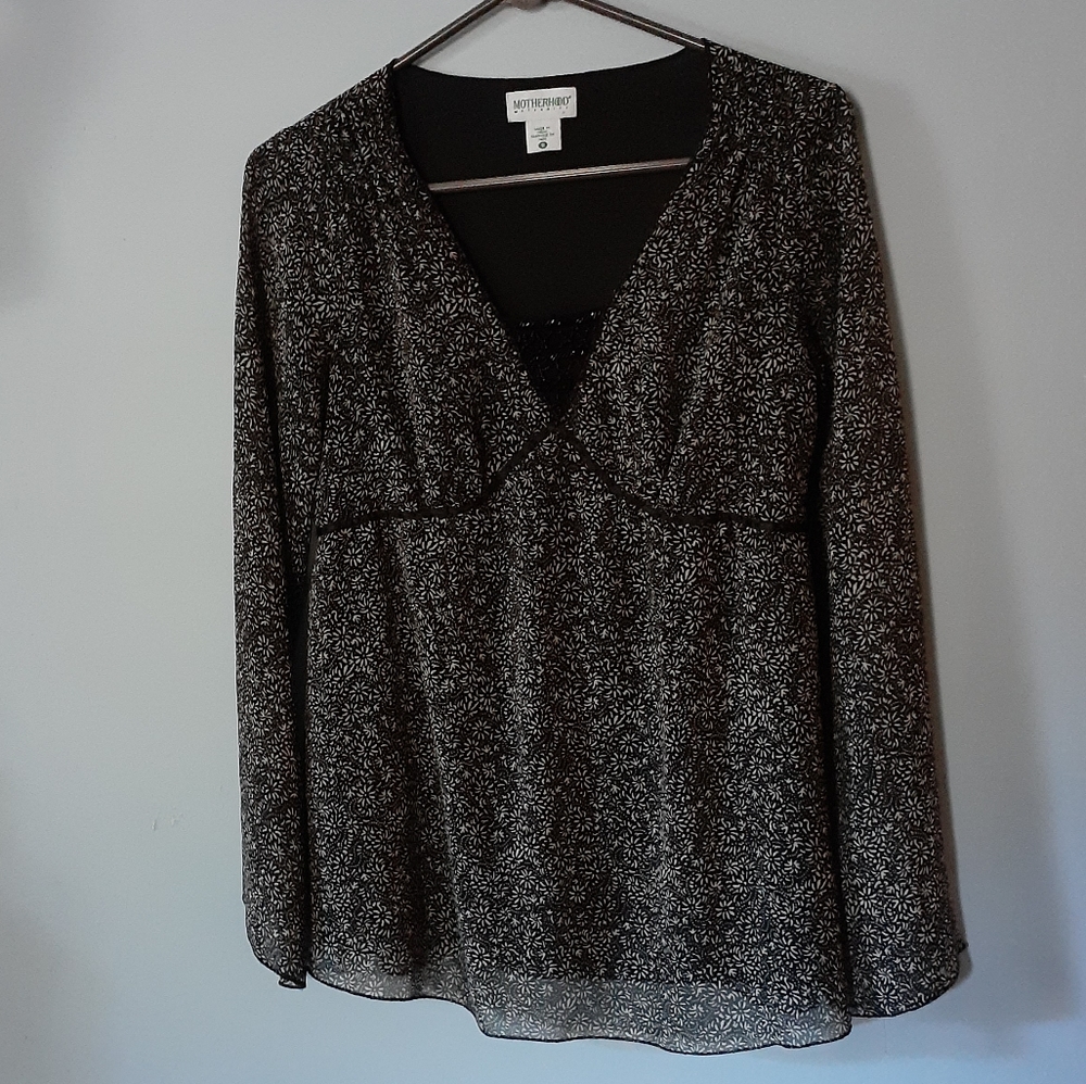Motherhood Maternity Top Blouse